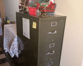 Filing Cabinet - Christmas Decorations