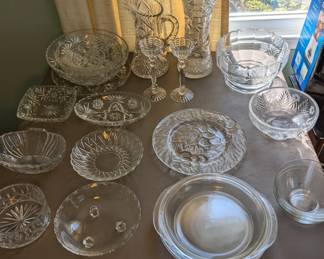 Crystal & Glass serving plates & bowls