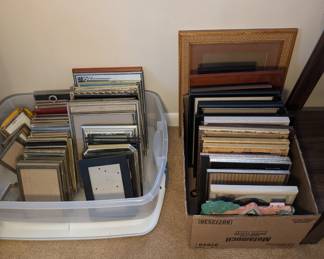 Big Lot of Picture Frames