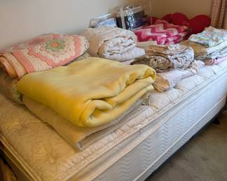 Mattress & box spring - Hand Made Quilt
