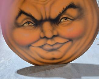 Bonnie Barrett wooden pumpkin