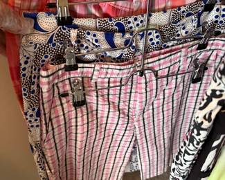 Womens' golf clothing, sized 8-10