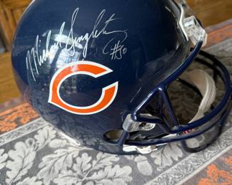 Riddell Mike Singletary signed helmet