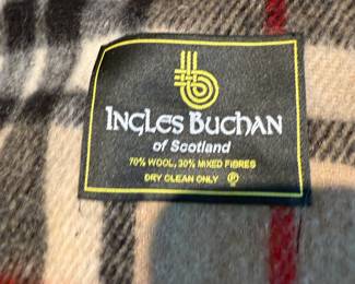 Ingles Buchan Scotland throw