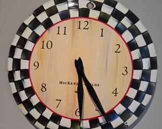 Mackenzie Childs clock