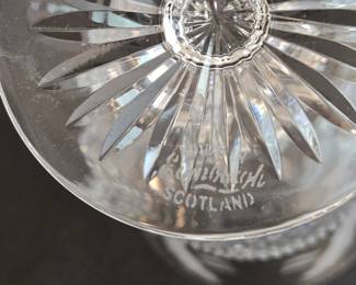 Edinburgh Thistle wine glasses (set of 9)