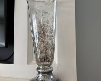 Mercury Glass vases, 2