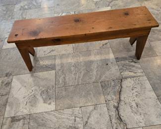 Vintage wooden bench