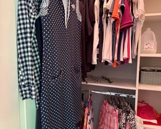 Womens' golf clothing