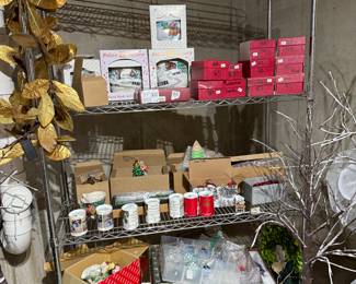 Tons of Christmas; Radko ornaments; Polish ornaments, Waterford bells