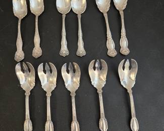 Vintage ice cream forks
