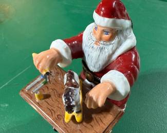 Limoges santa trinket box
