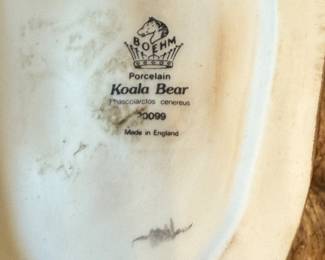 Boehm Porcelain Koala Bear