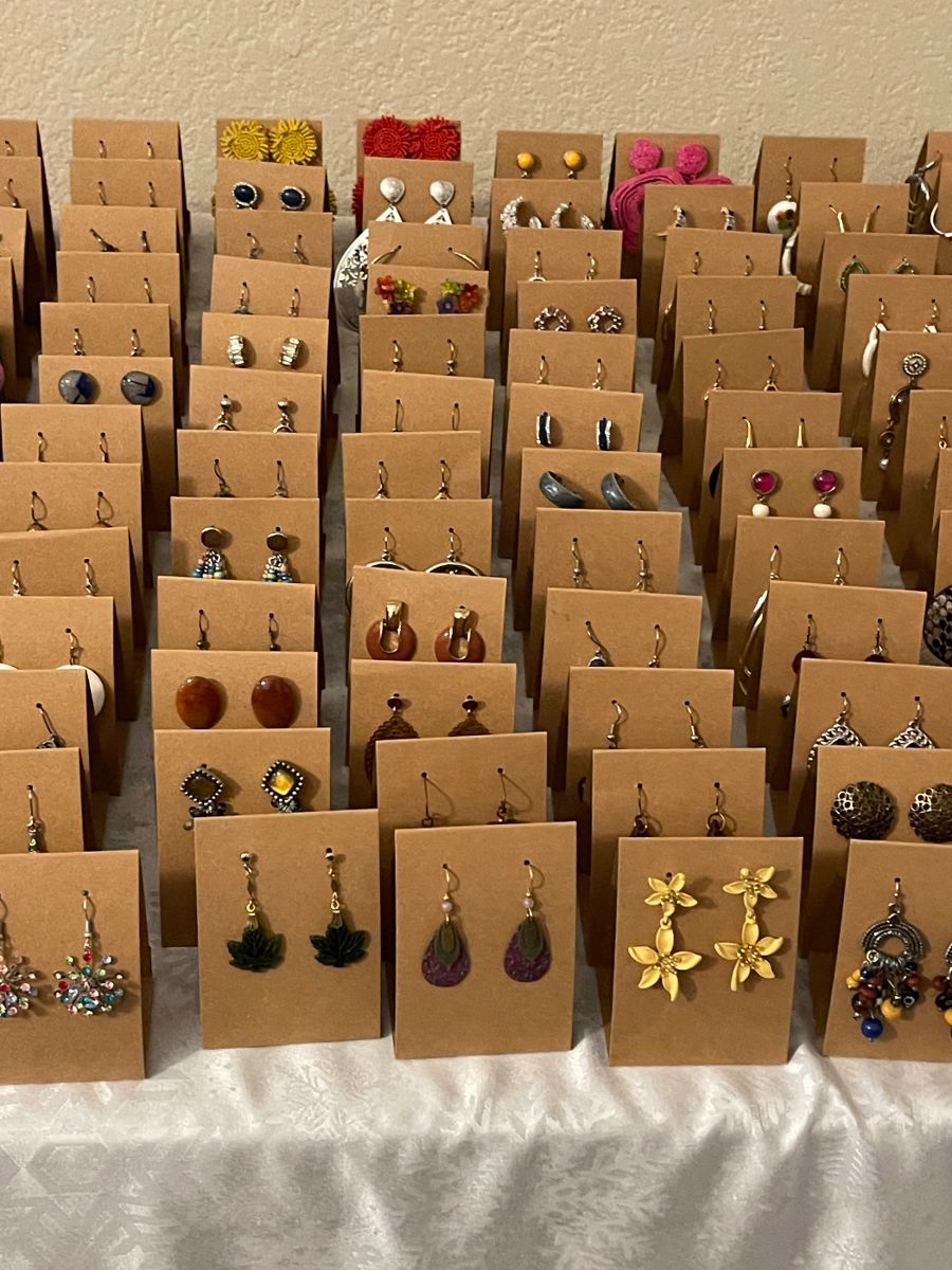 Tons of earrings!