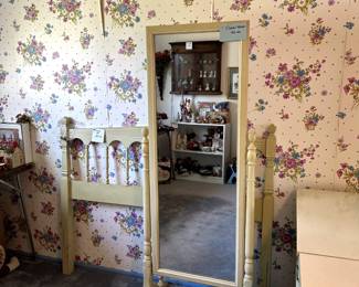 Dixie Cheval mirror and headboard