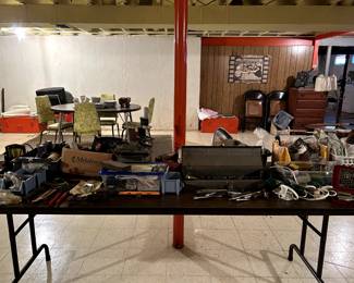 Misc tools in basement