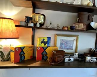 Several camera and accessories