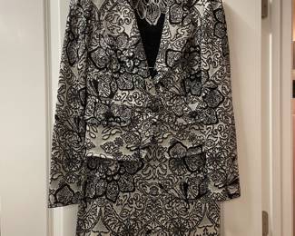 St John 2 Piece Floral Suit