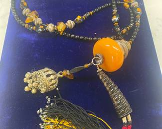 Tribal Amber Necklace