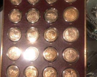 Franklin Mint History of the United States Bronze Medallions