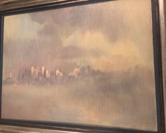 Louis Macouillard Mid-Century Painting