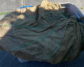 Vintage Full Size U.S. Parachute