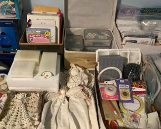 Sewing Supplies and Storage