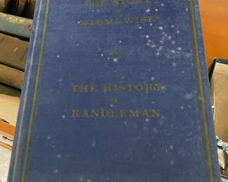"The Story of Naomi Wise/The History of Randleman, N.C." Book