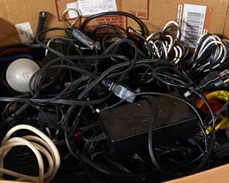 Assorted Cords and Power Cords