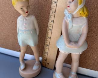 Girl and Boy Figurines $10.00