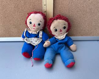 Bean Bag Raggedy Ann and Andy $8.00