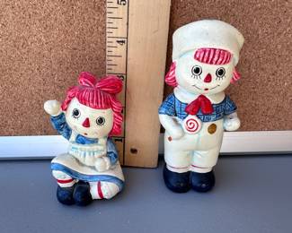 Fitz and Floyd Raggedy Ann and Andy $8.00