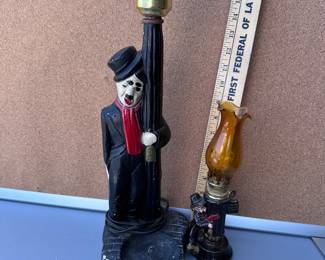 Both Charlie Chaplin and Drunk Lamps $38.00