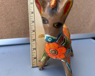 Mexican Pottery Donkey Bank $10.00