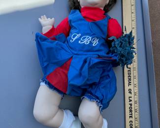Cheerleader Doll, has broken and repaired legs $6.00