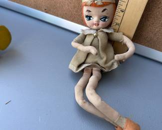 Posable Pixie in Brown Dress $10.00