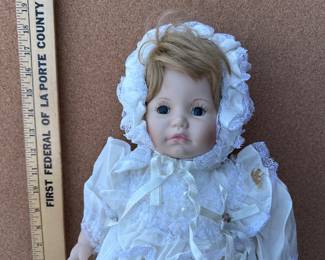 Porcelain Baby Doll $12.00