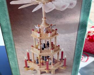 Wooden Candle Carousel $24.00