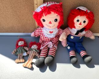 4 Raggedy Ann and Andy $6.00