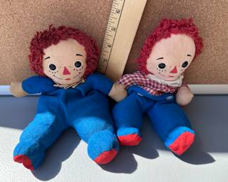 Knickerbocker Raggedy Ann and Andy Beanies $8.00