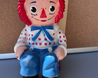 Plastic Raggedy Andy Bank $9.00