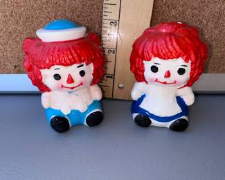Raggedy Ann and Andy Salt and Pepper $5.00