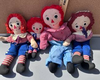 4 Raggedy Andy $20.00