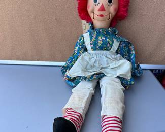 1973 The Bobbs Merrill Raggedy Ann Puppet $34.00