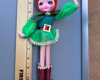 Pixie Doll with Green Dress $20.00