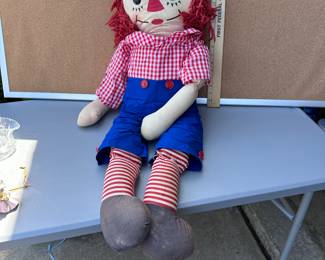 Large Raggedy Andy Doll $12.00