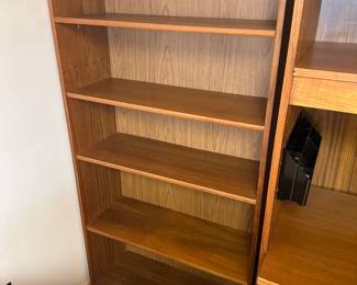 Teak Book Shelf $100.00 we have two