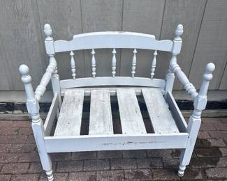 Garden Patio Bench Wood 38''X38''X24" $25.00