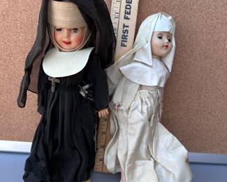 2 Nun Dolls $14.00