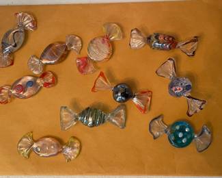 Vintage glass candy(Murano Style)